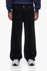 OPEN LEG JEANS BLACK