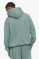 HEAVY OVERSIZE HD LOGO HOODIE  WASHED SAGE