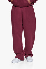 HD LOGO OPEN LEG JOGGER WASHED CRANBERRY