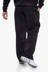 CARPENTER OPEN LEG JOGGER BLACK