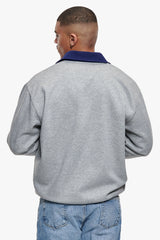 SPORTS LONGSLEEVE POLOSHIRT GREY MELANGE