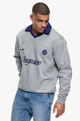 SPORTS LONGSLEEVE POLOSHIRT GREY MELANGE