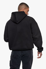CARPENTER DOUBLE ZIP-HOODIE BLACK
