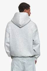 ESSENTIAL BOXY ZIP-HOODIE GREY MELANGE