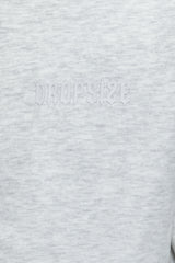 ESSENTIAL BOXY ZIP-HOODIE GREY MELANGE