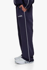 PIPING OPEN LEG JOGGER NAVY