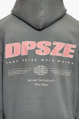 HEAVY OVERSIZE  DPSZE  HOODIE WASHED GREY