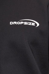 SPORTY SCUBA ZIP HOODIE BLACK