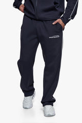 SPORTY SCUBA OPEN LEG JOGGER NAVY