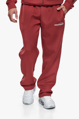 SPORTY SCUBA OPEN LEG JOGGER BURGUNDY