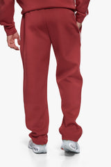 SPORTY SCUBA OPEN LEG JOGGER BURGUNDY