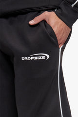 SPORTY SCUBA OPEN LEG JOGGER BLACK