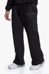 CARPENTER OPEN LEG JOGGER BLACK