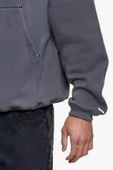 CARPENTER DOUBLE ZIP-HOODIE STEEL GREY