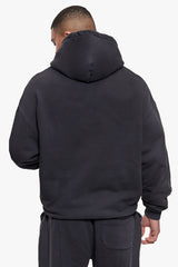 VINTAGE HYPE HOODIE ACID WASHED BLACK