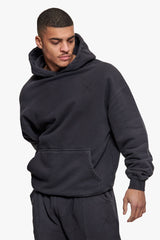 VINTAGE HYPE HOODIE ACID WASHED BLACK
