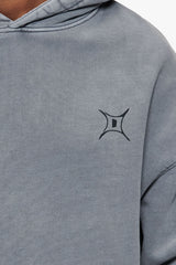 VINTAGE HYPE HOODIE WASHED DARK GREY