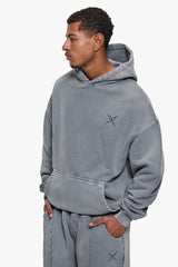 VINTAGE HYPE HOODIE WASHED DARK GREY