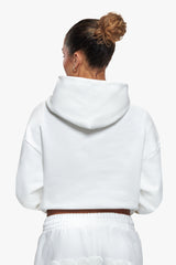 FROTTEE PATCH WOMEN BOMBER HOODIE CREAM