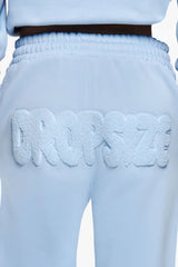 FROTTEE PATCH OPEN LEG JOGGER BABY BLUE