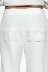 FROTTEE PATCH OPEN LEG JOGGER CREAM