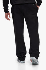 SLEEK OPEN LEG JOGGER BLACK