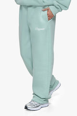 WOMEN CONTRAST OPEN LEG JOGGER HARBOR GREY