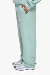 WOMEN CONTRAST OPEN LEG JOGGER HARBOR GREY