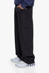 OPEN LEG JEANS BLACK