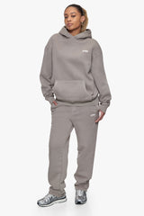 BASIC HOODIE ACID WASHED BEIGE