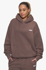 BASIC HOODIE LIGHT BROWN