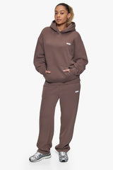 BASIC HOODIE LIGHT BROWN