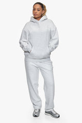 BASIC HOODIE GREY MELANGE