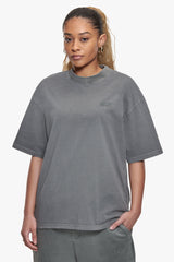 BASIC T-SHIRT ACID WASHED GREY