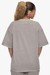 BASIC T-SHIRT ACID WASHED BEIGE