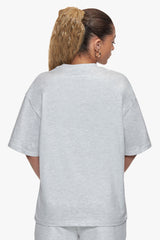 BASIC T-SHIRT GREY MELANGE