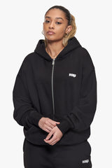 BASIC ZIP HOODIE BLACK