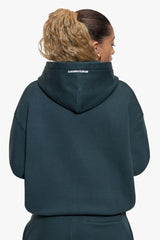 BASIC  ZIP HOODIE MOSS GREEN