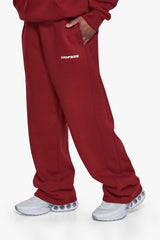 HD OPEN LEG JOGGER CRANBERRY