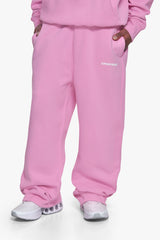 HD PRINT OPEN LEG JOGGER PINK