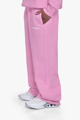 HD PRINT OPEN LEG JOGGER PINK