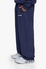 HD PRINT OPEN LEG JOGGER SPACE BLUE