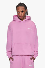 OVERSIZE HD PRINT HOODIE PINK