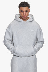 BASIC HOODIE GREY MELANGE