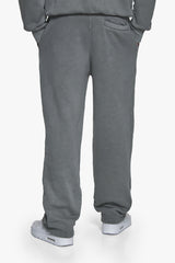 BASIC OPEN LEG JOGGER ACID WASHED GREY