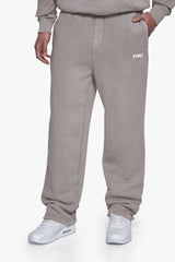 BASIC OPEN LEG JOGGER ACID WASHED BEIGE