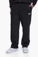 BASIC OPEN LEG JOGGER BLACK