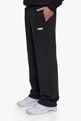 BASIC OPEN LEG JOGGER BLACK