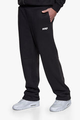BASIC OPEN LEG JOGGER BLACK