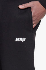 BASIC OPEN LEG JOGGER BLACK